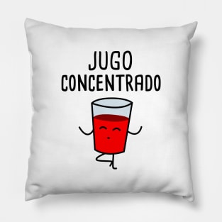 Jugo Concentrado Spanish Pun Pillow