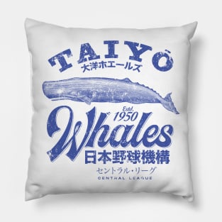 Taiyo Whales Pillow