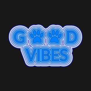 Dog Paws Good Vibes T-Shirt