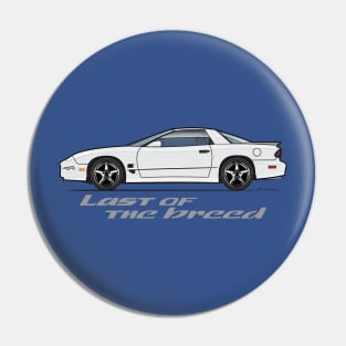 Last of the breed - white Pin