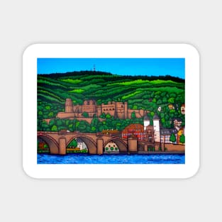 Heidelberg Castle and Old Bridge Magnet