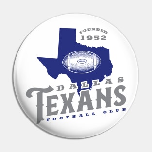 Dallas Texans Football Pin