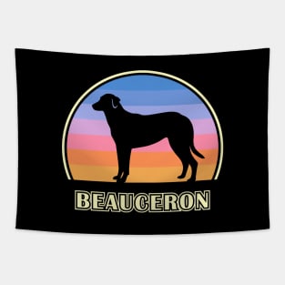 Beauceron Vintage Sunset Dog Tapestry