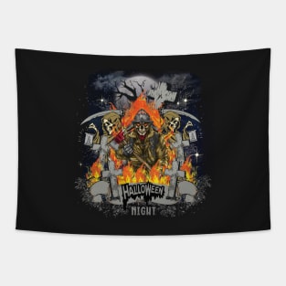 Halloween Night Tapestry