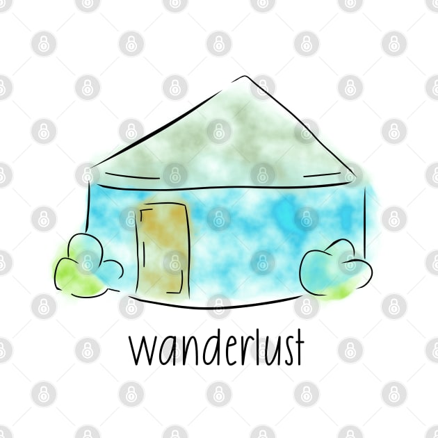 Yurt On A Shirt | Wanderlust by PrinceSnoozy