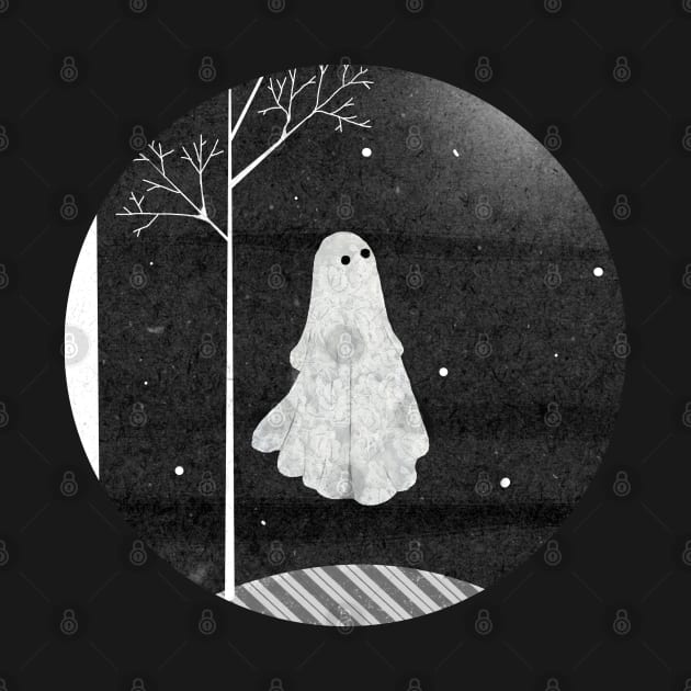 Walter the Lonely Ghost by KatherineBlowerDesigns