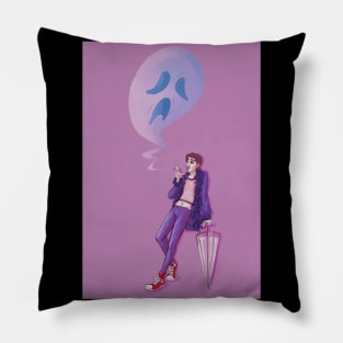 Ghost smoke Pillow