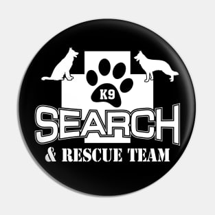 K9 Search & Rescue Pin