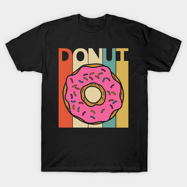 Vintage Donut Lover Gift - Donut - T-Shirt | TeePublic