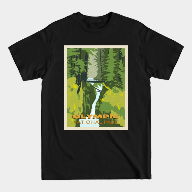 Disover Olympic National Park - Olympic National Park - T-Shirt