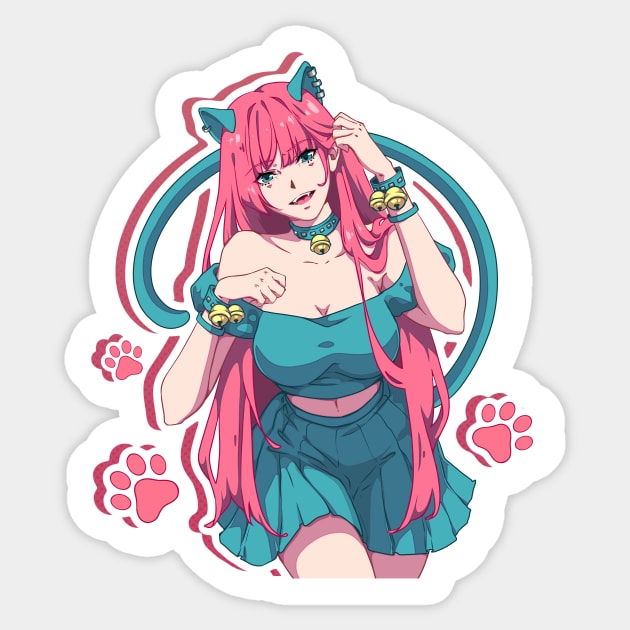 cute girl illustration wearing cat costume 7736938 Vector Art at Vecteezy