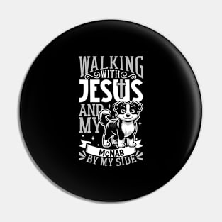 Jesus and dog - McNab Pin