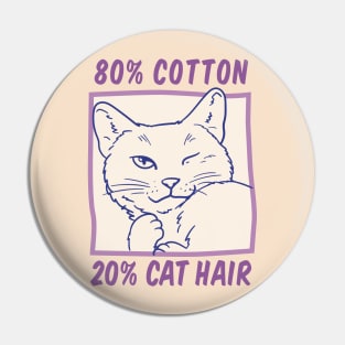 Cat hair don't Care - 20% Cat Hair Pin