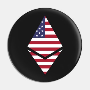 Ethereum USA logo Pin