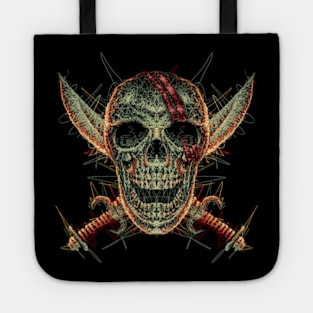 shanks logo scribbled Tote