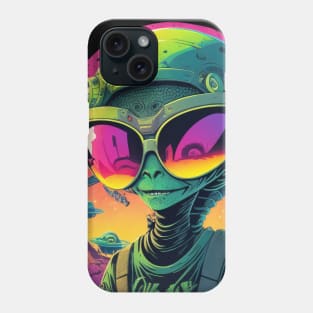 The Aliens Are Here! Phone Case