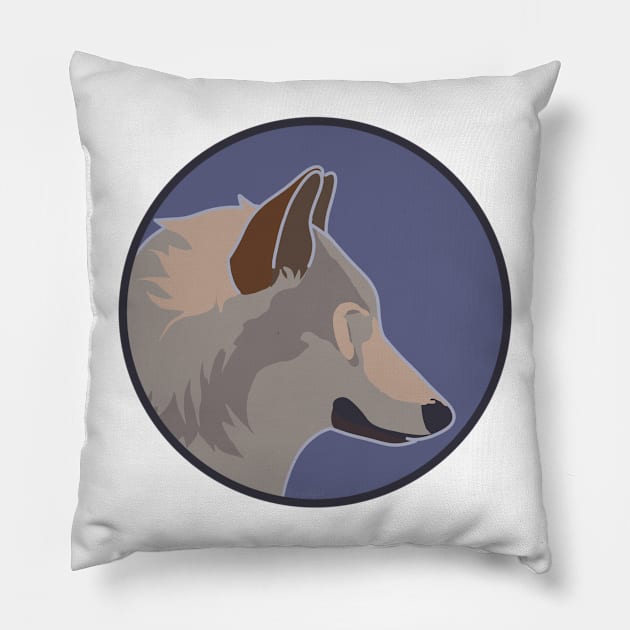 Wolf Pillow by GiggleFist