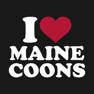 I love Maine coon cat T-Shirt