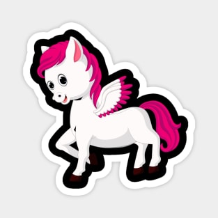 Sweet unicorn with wings Magnet