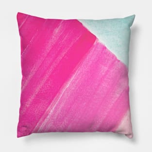 Watercolor Blue and pink Pattern watercolour painting Pillow