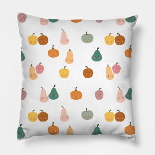 Cute Pumpkins Pattern Pillow