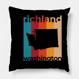 Richland Washington Retro Pillow