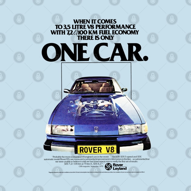 ROVER SD1 V8 3500 - advert by Throwback Motors