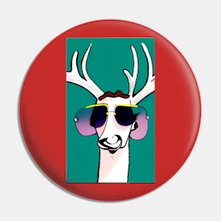 Cool Christmas Deer Pin