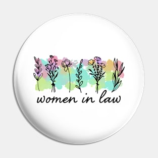 women in law Pin