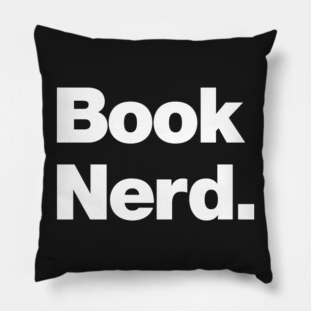 Book Nerd Pillow by Chestify