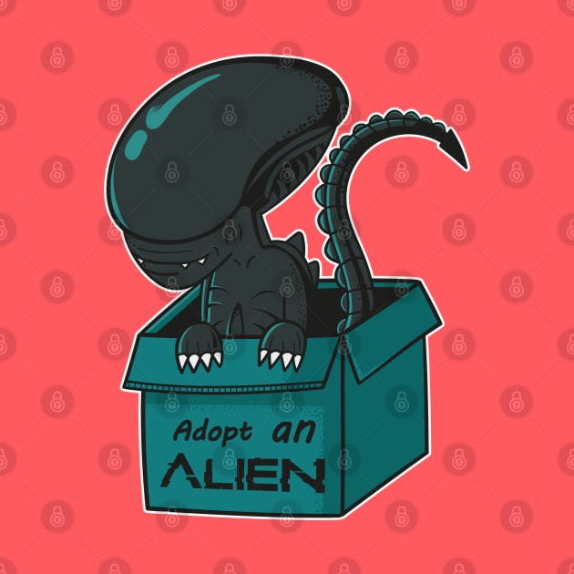 Adopt an alien by PaperHead