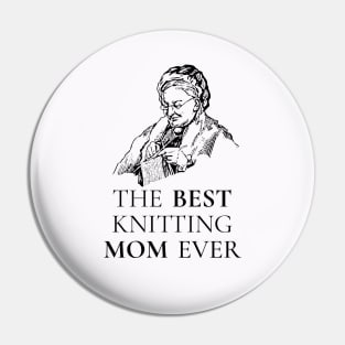 THE BEST KNITTING CRAFTS MOM LINE ART SIMPLE VECTOR STYLE, MOTHER OLD TIMES Pin