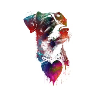 Dog love graphic art #dog T-Shirt