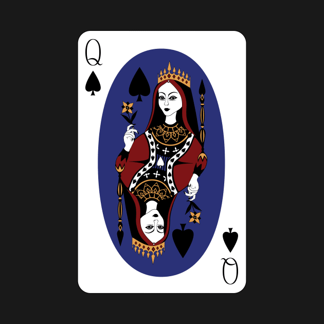 Queen of Spades Illustration by ioabann