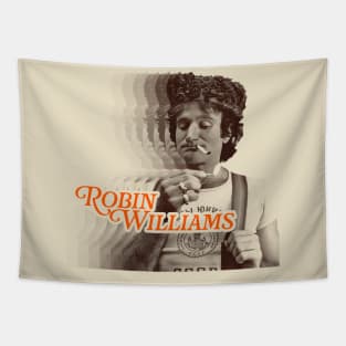 Robin Williams Fade Tribute Tapestry