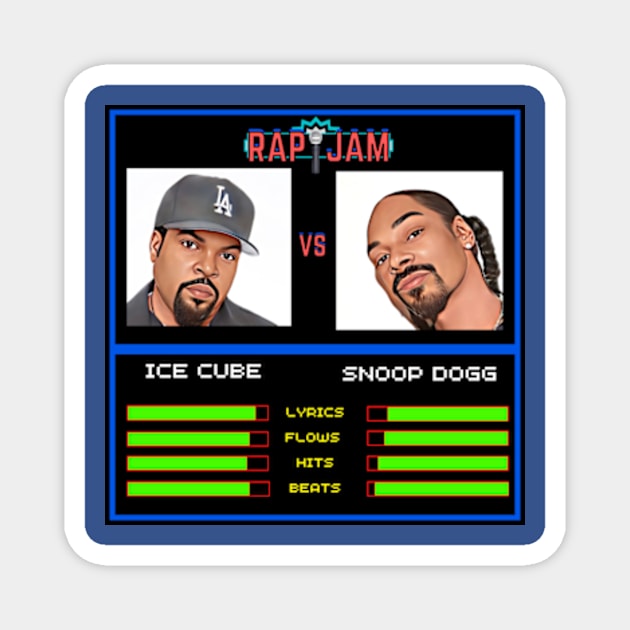 Cube vs Snoop - Rap Jam Magnet by M.I.M.P.