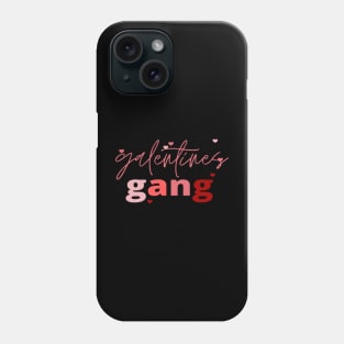 Retro 2022 Valentine's Day Galentines Gang Funny T-Shirt Phone Case