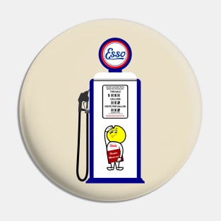 Gas Pump 50's Vintage Art Pin