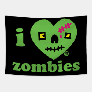 I LOVE ZOMBIES Tapestry