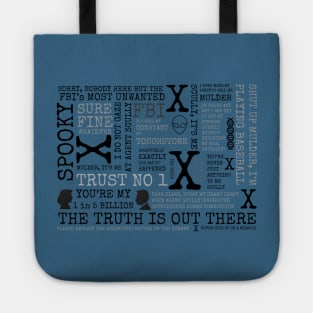 I Want to Believe Subway Art Tote