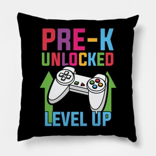 Pre K Unlocked Level Up Game Lover Back To School Gift Pillow