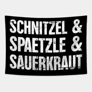 Schnitzel - Funny Oktoberfest German Food Tapestry