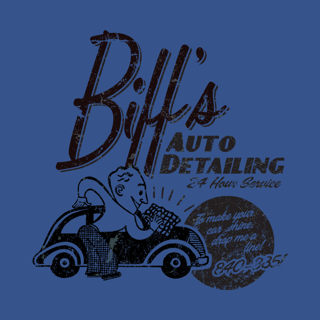 Biffs Auto Detailing - Back To The Future - T-Shirt