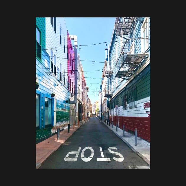 Stop in an Alley in San Francisco by ephotocard