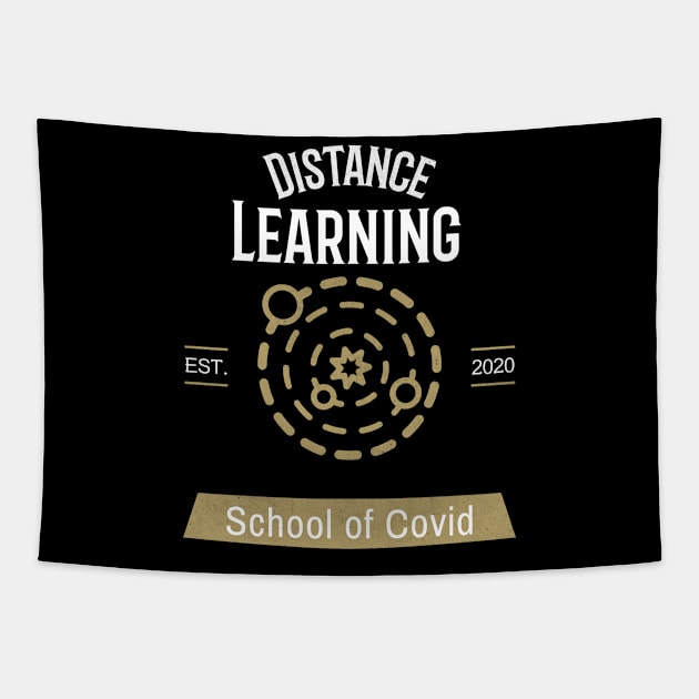 School of Covid Tapestry by By Staks