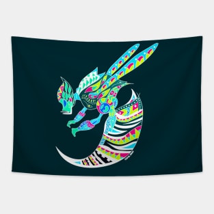 jungle tribal bee ecopop Tapestry