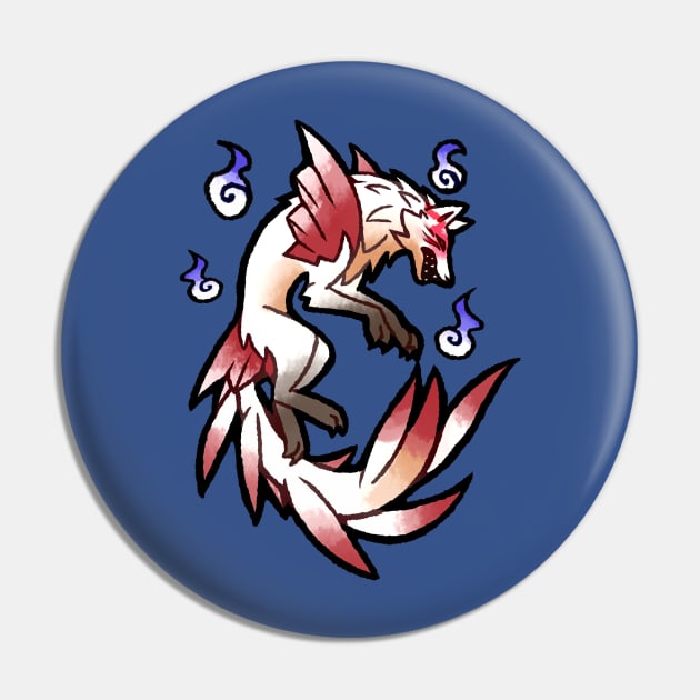 Nine-Tails Pin by PrinceofSpirits