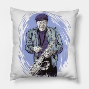 Stanley Turrentine - An illustration by Paul Cemmick Pillow