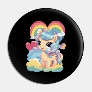 Forever Love Pony Pin