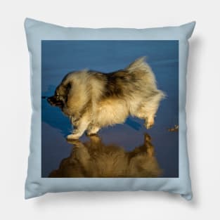 Happy Keeshond Pillow